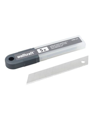 Lâminas separáveis Wolfcraft 18 mm - 8 segmentos (pacote 5) (4181000)