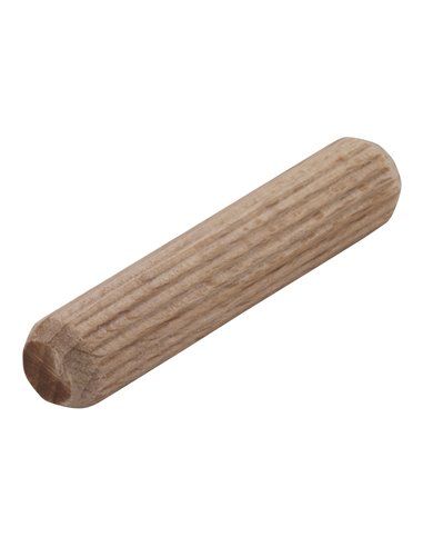 Bolsa 150 espigas corrugadas de madera para realizar ensamblajes de madera diámetro de trabajo: 8mm grosor del tablero: 15 - 18m