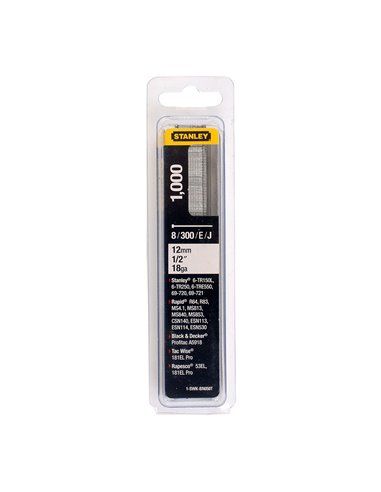 STANLEY Caixa de 1000 Pregos/Brad 8/300/E/Tipo J - 12mm (1-SWK-BN050T)