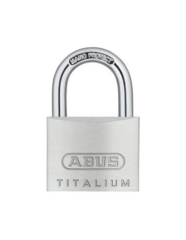 Candado titalium arco normal 20mm 64ti/20 abus cuerpo del candado de aleación especial de aluminio titalium y arco de acero endu