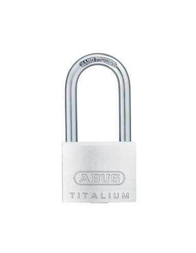 Candado titalium arco largo 20mm 64ti/20hb20 abus cuerpo del candado de aleación especial de aluminio titalium y arco de acero e