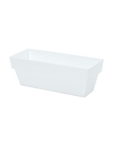 PLASTIKEN Limited Floreira 10x25cm Branco