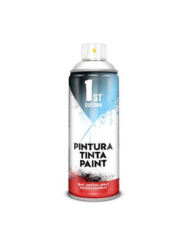 Pintura en spray 1st edition 520cc / 300ml mate blanco skeleton ref 640. pintura en spray de formulación alquídica en colores ma