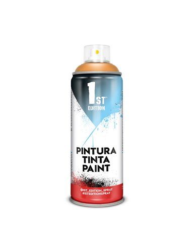 Pintura en spray 1st edition 520cc / 300ml mate naranja peto ref 644. pintura en spray de formulación alquídica en colores mate.