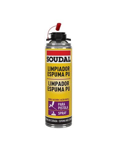 Limpiador de espuma fresca 500 ml limpiador en aerosol a base de solvente para la eliminación de manchas frescas de espuma de pu