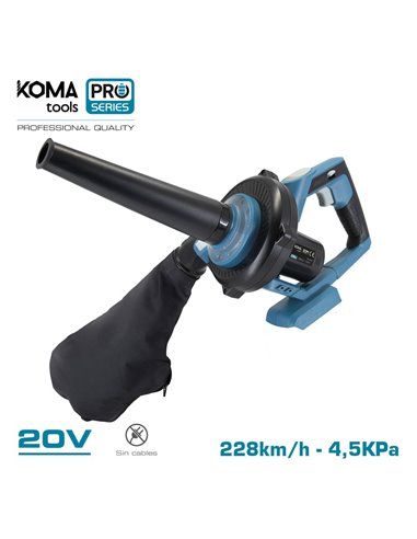 Aspirador de pó soprador 20V (sem bateria ou...