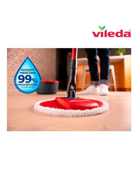 Fregona giratoria spin & clean vileda. con este nuevo sistema con