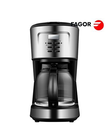 Caffettiera programmabile da 900w. 1,5l, 10/12 tazze.fagor