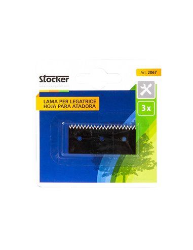 Hojas para atadora para art. 79090 .hojas pra atadora stocktap art. 79090 confección de 3 hojas la atadora stocktap, para trabaj