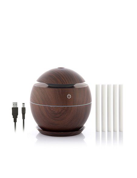 MINI HUMIDIFICADOR DIFUSOR DE AROMAS DARK WALNUT INNOVAGOODS