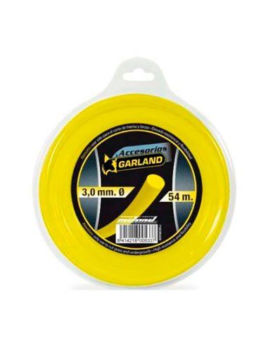 S.of. hilo dispensador para desbrozadora 54m ø3,0mm redondo 71023r5430 garland