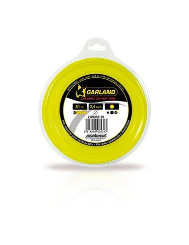 S.de. Ligne de distribution pour débroussailleuse 8m ø2.4mm rond 71023r8125 guirlande