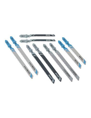 S.of. set of 10 wood and metal saw blades dt2294-qz dewalt