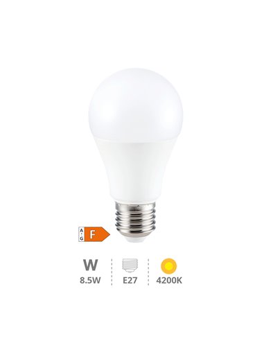 Lámpara LED estándar A60 8,5W E27 4200K