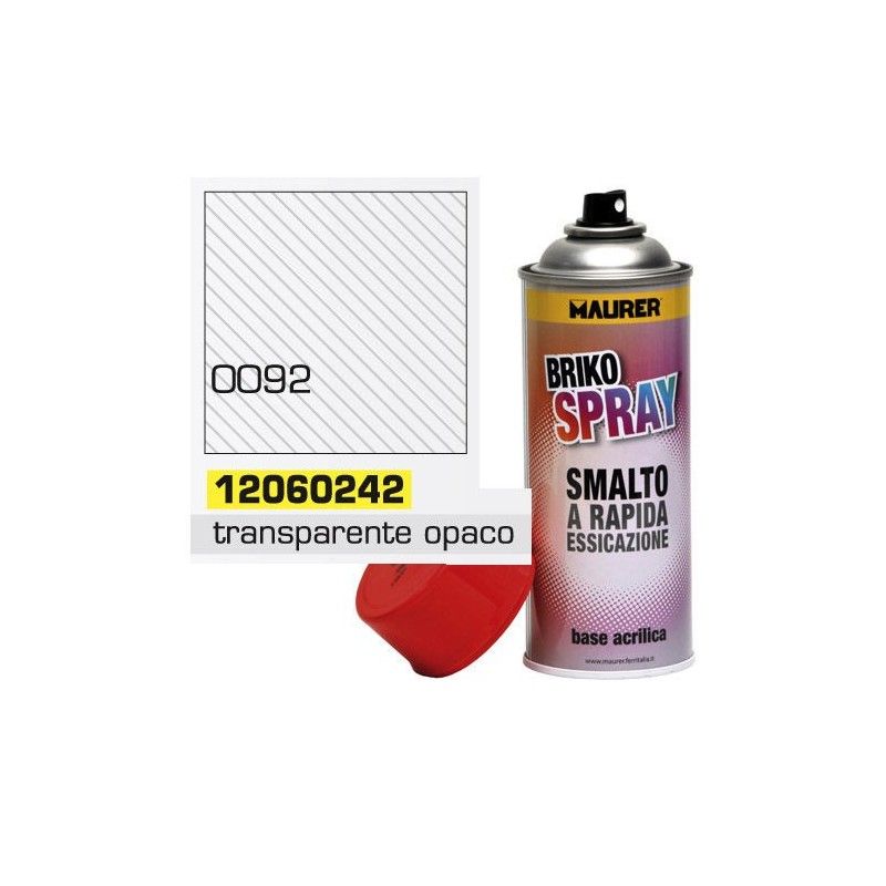 Spray de Tinta Transparente Fosco Opaco 400 ml.