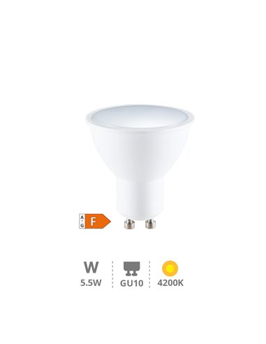 Lâmpada LED dicróica 5,5W GU10 4200K