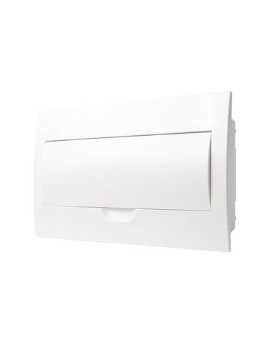 Quadro elétrico embutido 18 módulos Branco