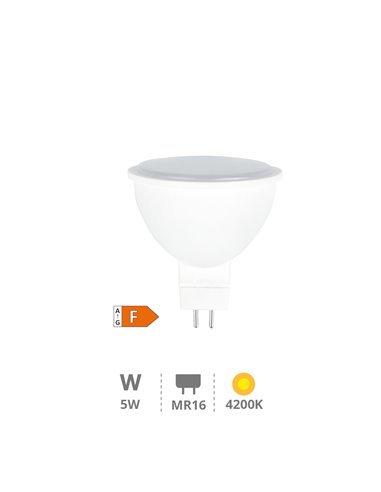 Lámpara LED dicroica 5W MR16 4200K 12V                                                              