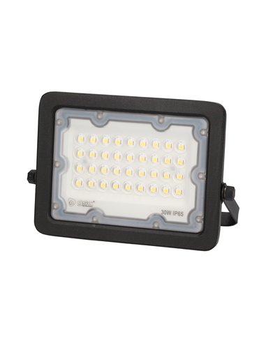 Proyector aluminio LED 30W 4000K IP65 Negro                                                         