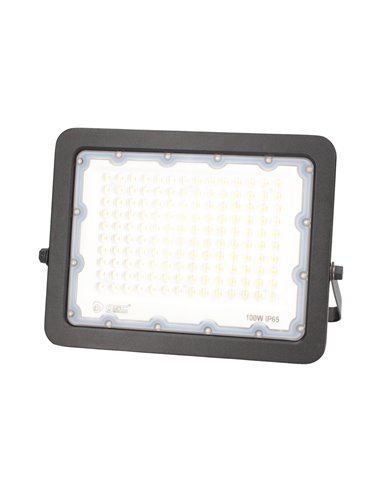 Proyector aluminio LED 100W 4000K IP65 Negro                                                         