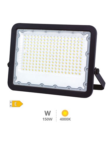 Proyector aluminio LED 150W 4000K IP65 Negro                                                        