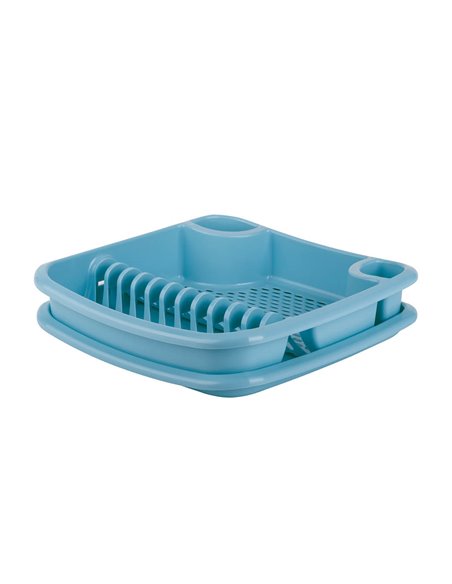 Escurreplatos con bandeja Azul