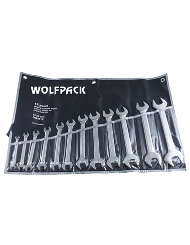 Juego Llaves Fijas Wolfpack Plus 12 Piezas