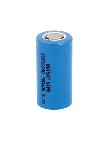 Pila recargable 700mah 3.7v lc16340 nimo ø16x34mm