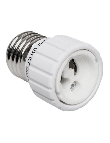 Adaptador de soquete do suporte da lâmpada E27 para GU10 (somente instalações de 12 V ou inferiores)