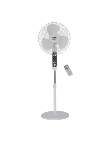 Ventilador De Pie Calma Bl.3 Vel.45w.3 Aspas  43 D C/ Remoto.temporizador 0,5h-7,5h