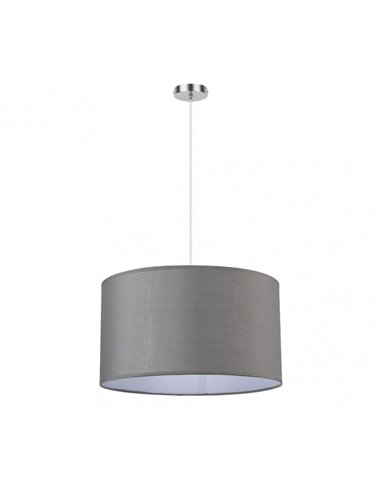 Colgante Chanza 2xe27 Cromo/gris Regx40x40 Cm