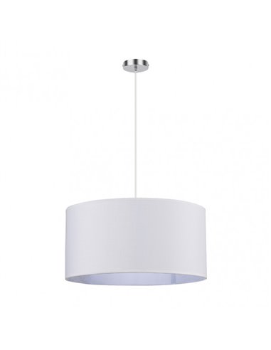 Colgante Chanza 3xe27 Cromo/blanco Regx50x50 Cm