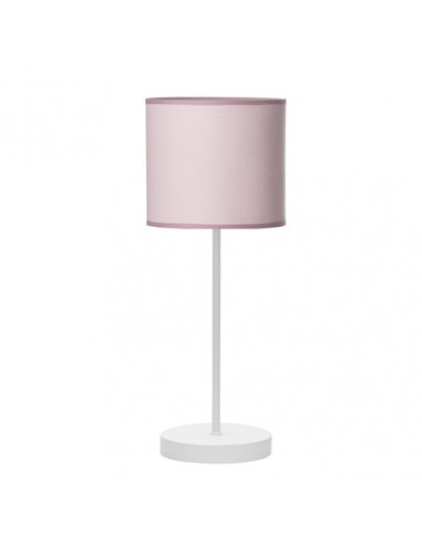 Ibor Candeeiro de mesa 1xe14 Branco/rosa 42x17x17 cm