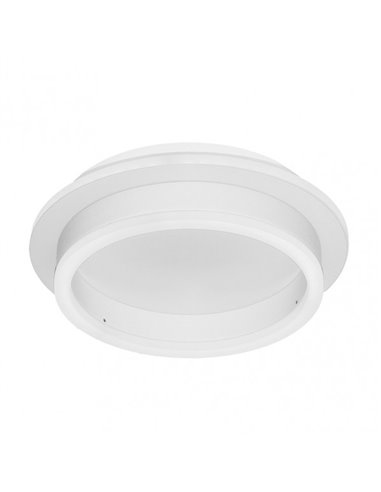 Plafon 30w 3000-4000-6000k Elma Blanco 7x24x24 Cm 2850 Lm C/memoria De Color De Luz