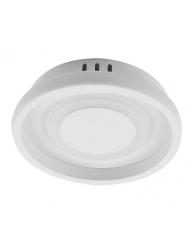 Plafon 20w 3000-4000-6000k Elma Blanco 5,5x21x21 Cm 1900 Lm C/memoria De Color De Luz