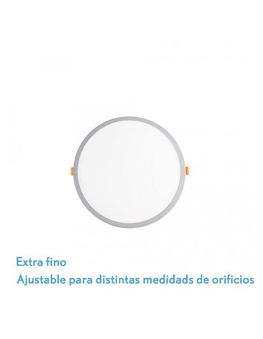 Downlight 8w 5500k Blanco Lejania 1x12x12cm  760lm Empotrar Corte Ajustable 5-10,5d