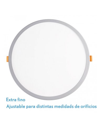 Downlight 20w 5500k Blanco Lejania 1x23x23 Cm 1900lm Empotrar Corte Ajustable 5-21d