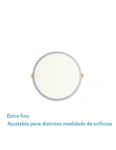 Downlight 8w 4000k Blanco Lejania 1x12x12 Cm 760lm Empotrar Corte Ajustable 5-10,5d