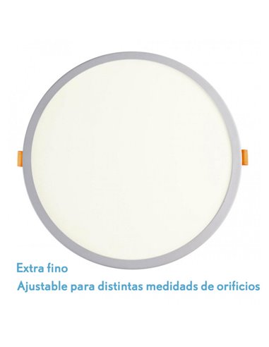 Downlight 20w 4000k Blanco Lejania 1x23x23 Cm 1900lm Empotrar Corte Ajustable 5-21cm