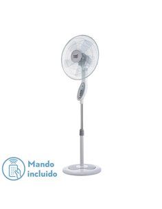 Ventilatore da parete Cudo Bianco 45W Oscillante 5 Pale