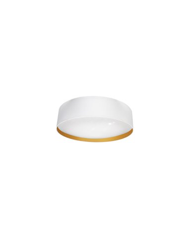 Plafon 48w Anuska Blanco/oro 3744lm 3000-4000-6500k 12x40x40 Cm