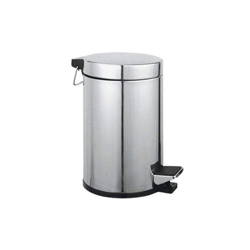 Lixeira Inox Maurer 5 Litros Ø 20 x 27 cm.