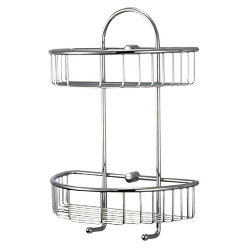 Cesto Suspenso Inox Maurer 2 alturas 27x15x37 cm.