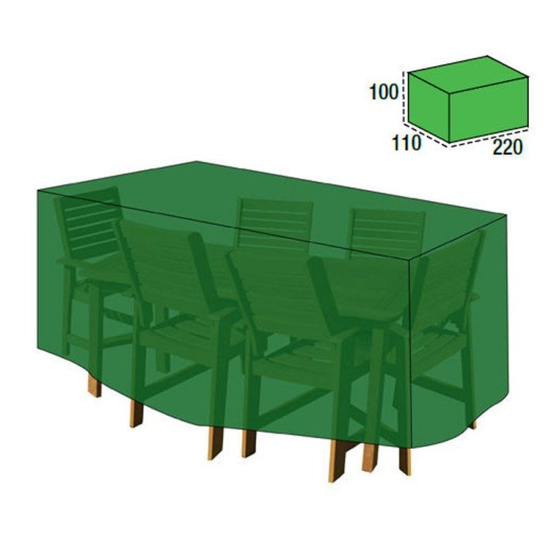 Estojo / Conjunto de Capa de Mesa 100x110x220 cm.