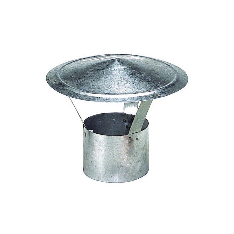 Chapéu de Fogão Galvanizado 110 mm.