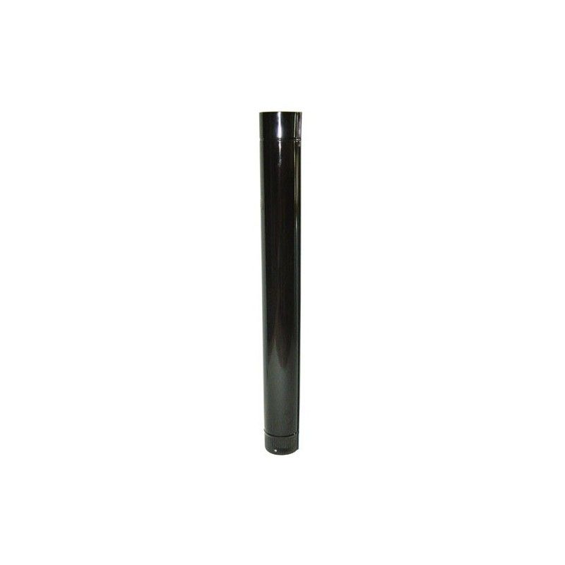 Tubo de Fogão em Aço Vitrificado Preto Ø 110 mm.