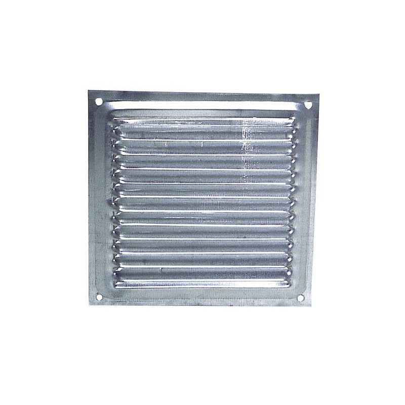 Grille de Ventilation en Aluminium laqué PAS 75 avec moustiquaire