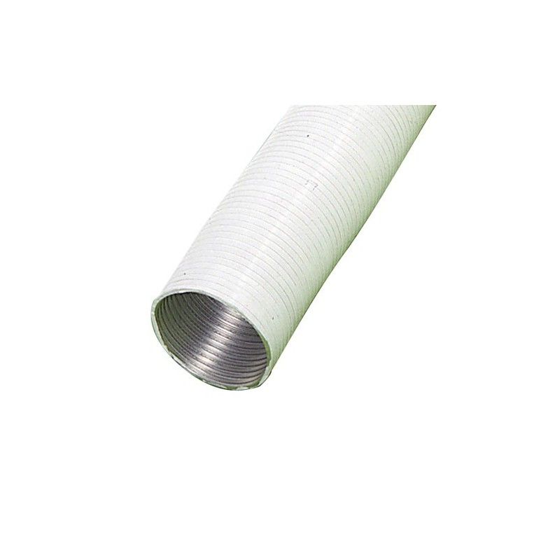 Tubo Aluminio Compacto Blanco Ø 100 mm. / 5 metros