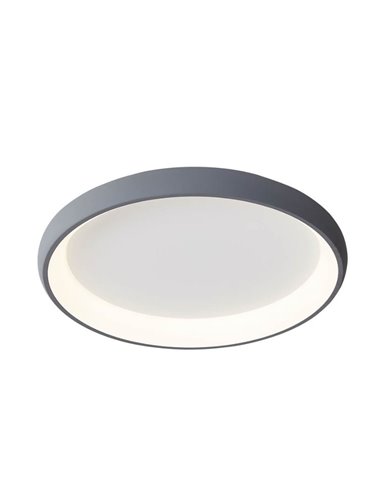 Plafon LED redondo Simola 46W 4000K Cinza