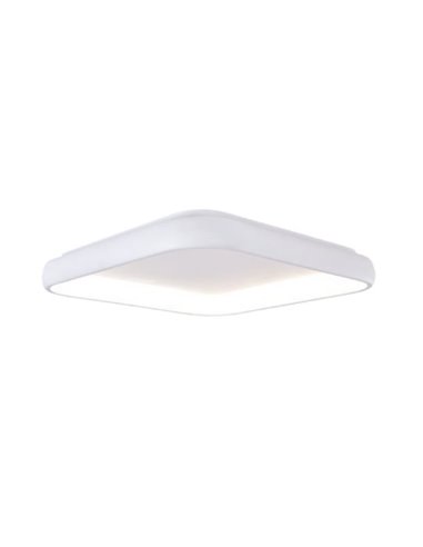 Plafón techo LED Simola cuadrado 51W 4000K Blanco